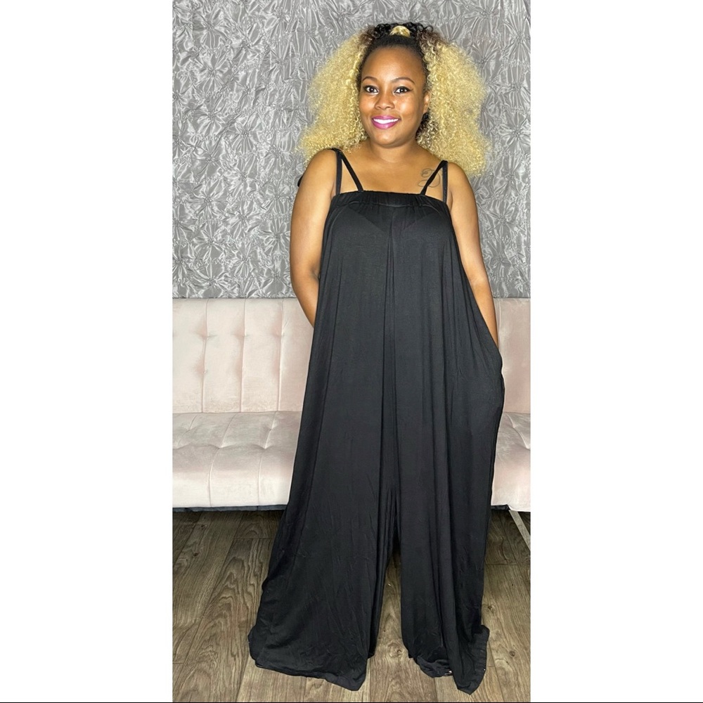 Self-tie Wide-leg Jumpsuit